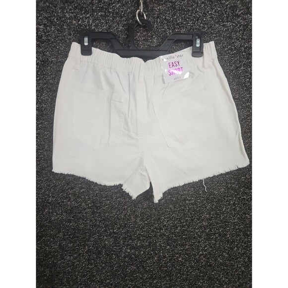 Vanilla Star Girls Women's White Denim Shorts sixe 5/27 NWT - Picture 8 of 9